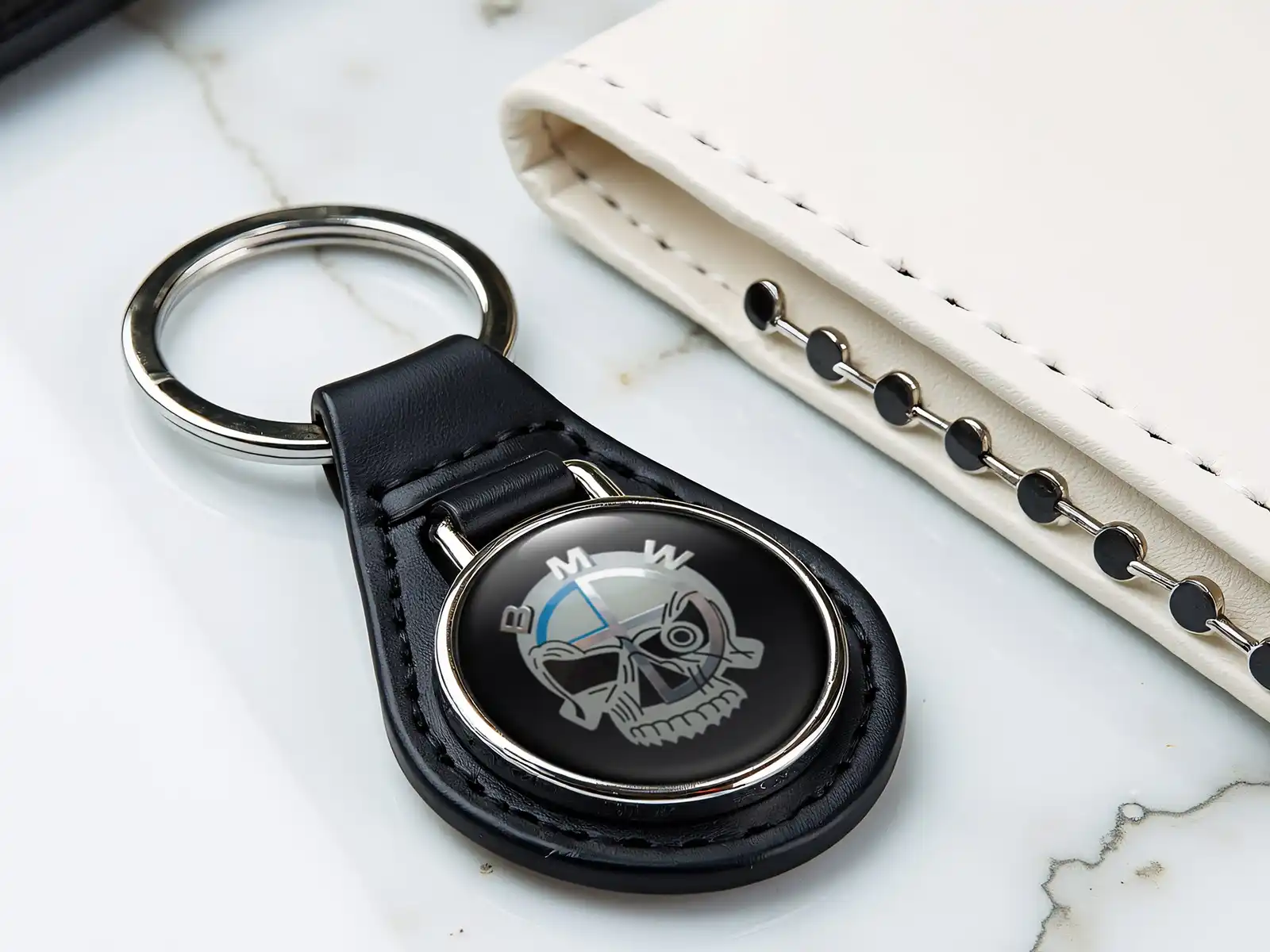 BMW Leder Schlüsselanhänger Starker Look Moderner Stil